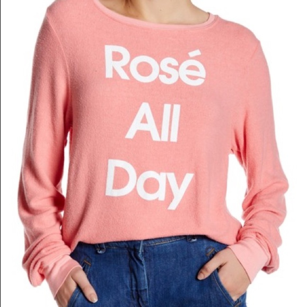 Rosé all day WILDFOX BBJ baggy beach jumper